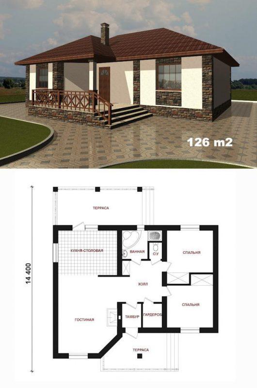 Планировка кухни летнего домика