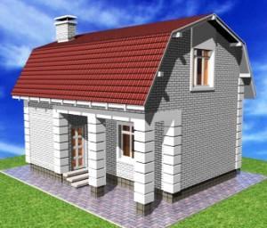 Проект небольшого узкого дома