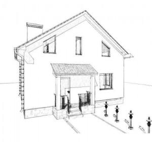 Проект двухэтажного дома 100 кв.м.